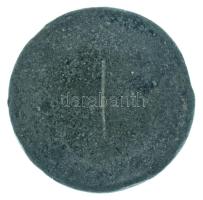 Románia 1936. 100L korabeli fém (Sn?) hamisítvány (fake copy!) T:VG Romania 1936. 100 Lei contemporary metal (Sn?) fake C:VG