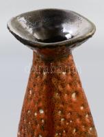 Pesthidegkút iparművész nagyváza, jelzés nélkül, hibátlan, m: 41 cm