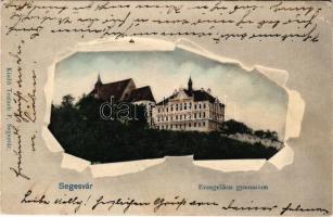 1903 Segesvár, Schässburg, Sighisoara; Evangélikus gimnázium. Teutsch F. kiadása / Lutheran grammar school (EK)