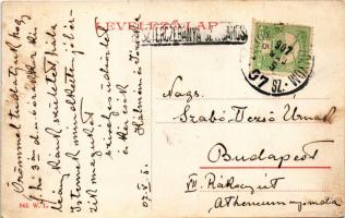 1907 Besztercebánya, Banská Bystrica; látkép. W. L. 542. / general view "ZÓLYOM-BREZO - ZÓLYOM ...