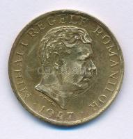 Románia 1947. 10.000L Ni-sárgaréz "I. Mihály" T:XF,VF kis karc, ph Romania 1947. 10.000 Lei Ni-brass "Mihai I" C:XF,VF small scratch, edge error Krause KM#76