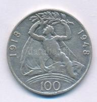 Csehszlovákia 1948. 100K Ag "Függetlenség" T:VF, pici peremhiba
Czechoslovakia 1948. 100 ...