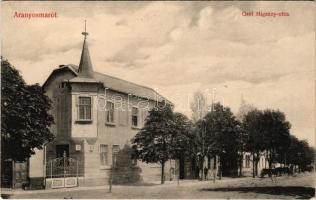 Aranyosmarót, Zlaté Moravce; Gróf Migazzy utca. Steiner Samu kiadása / street (EB)