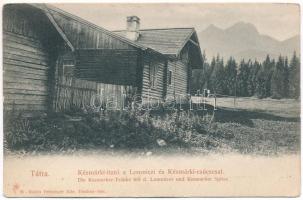 Késmárkiitató, Kezmarské Zlaby (Magastátra, Tátraváros); Késmárki itató. Feitzinger Ede 95. / inn, restaurant (EK)