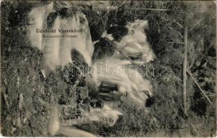 1913 Vereskő, Cervená Skala (Királyhegyalja, Sumjácz, Sumiac); Sztracsinyiki vízesés. Kiszely János kiadása / waterfall (EK)