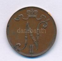 Finnország 1913. 5p Cu "II. Miklós" T:XF,VF, ph. kis patina
Finland 1913. 5 Pennia Cu &qu...
