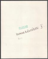 Ornódi László (?-): Homokbányában II., pecséttel jelzett erotikus fotó, 29×23 cm