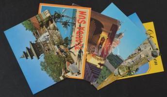 Kb. 130 db MODERN postatiszta külföldi város képeslap dobozban / Cca. 130 MODERN unused foreign town-view postcards in box