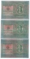 1912. 100K (6x) felülbélyegzés nélkül T:F közte szép papír
Adamo K28
