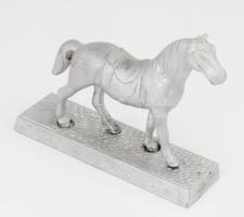 Alumínium ló szobor, 20x17 cm