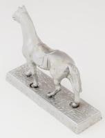 Alumínium ló szobor, 20x17 cm