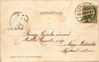 1905 Temesvár, Timisoara; Ferenc József színház. Koronaherceg dohánytőzsde kiadása / theatre (fa)