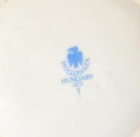 Hollóházi 2 darab hasas bögre, jelzett, m: 11 cm alatt