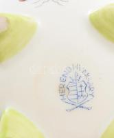Herendi Viktória mintás bonbonier, jelzett, kopással, 7x7 cm