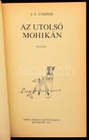 J. F. Cooper 5 műve: Az utolsó mohikán, Bőrharisnya, Vadölő, Nyomkereső, A préri. Bp.,1973-1976., Mó...