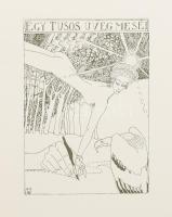 Tichy Gyula: Egy tusos üveg meséi. Bálint Aladár ekőszavával. Bp. 1909, Világosság-ny., 44 sztl. lev...