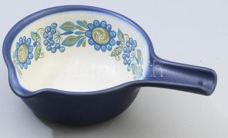 Figgio norvég főzőedény, jelzett, kopással, h: 23 cm