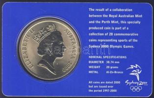 Ausztrália 2000. 5$ "Vitorlázás" díszkiadásban, tanúsítvánnyal T:BU