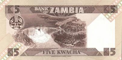Zambia 6db (3klf) modern bankjegy T:I(többség),I-(1db)