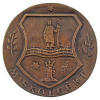 Varga Miklós (1928- ) DN "Miskolcért / Diósgyőri vár" kétoldalas öntött bronz emlékérem (1...