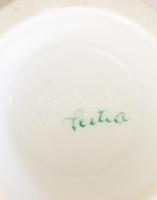 Herendi Tertia váza, jelzett, kis pattogzással, m: 18,5 cm