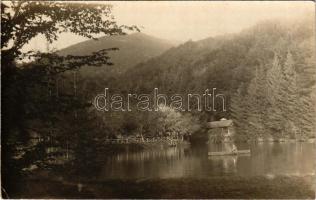 1932 Szomolnok, Schmölnitz, Smolník; Uhornai tó / lake. photo (EK)