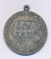 Osztrák-Magyar Monarchia 1917. "A világháború emlékére 1914-1917 / Viribus Unitis" fém eml...
