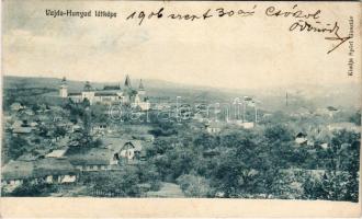 1906 Vajdahunyad, Hunedoara; látkép. Spörl Gusztáv kiadása / general view