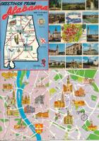 31 db MODERN térkép motívum képeslap, vegyes minőségben / 231 modern map motive postcards, in mixed quality