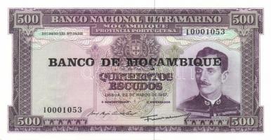 Mozambik 6db (4klf) modern bankjegy T:I