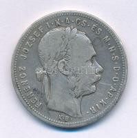 1881KB 1Ft Ag "Ferenc József / Középcímer" T:F
Adamo M15