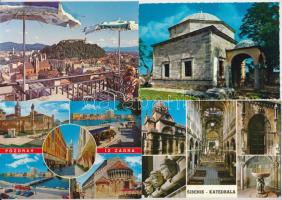 JUGOSZLÁVIA - 20 db modern város képeslap / YUGOSLAVIA - 20 modern town-view postcards