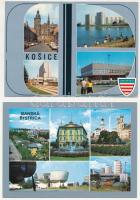 CSEHSZLOVÁKIA - 21 db MODERN postatiszta város képeslap / CZECHOSLOVAKIA- 21 modern unused town-view...