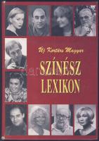 Színészlexikon kb 350 magyar színész aláírásával, közötte már nem élő nagy nevek is