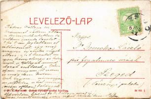 1911 Zsibó, Jibou; Kaszinó, kerekes kút. W.L. Bp. 6069. Czenk György utódai kiadása / casino, well (...