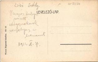 1911 Zsibó, Jibou; ifj. Báró Wesselényi Miklósné kastélya. Weress Zsigmond kiadása / castle (fl)