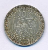Csehszlovákia 1928. 10K Ag "Masaryk" T:XF,VF patina, peremhiba
Czechoslovakia 1928. 10 Ko...