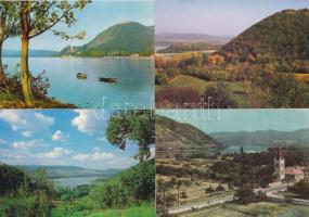 DUNAKANYAR - 56 db MODERN megíratlan magyarországi város képeslap / 56 modern Hungarian town postcards