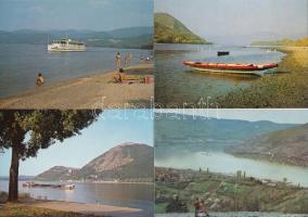 DUNAKANYAR - 56 db MODERN megíratlan magyarországi város képeslap / 56 modern Hungarian town postcar...