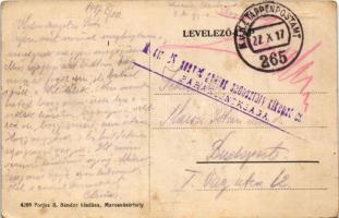 1917 Marosvásárhely, Targu Mures; Felsőbb leányiskola. Porjes S. Sándor kiadása / girls school + &qu...