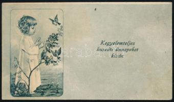 1936 Horváth Gyula Konstantin (1896-1970) saját kezű sorai kártyán