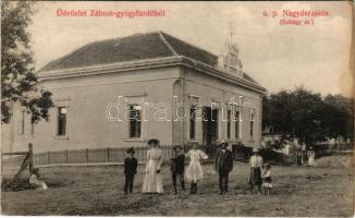 Zálnok-gyógyfürdő, Zalnoc; fürdő, nyaraló / spa, villa (r)