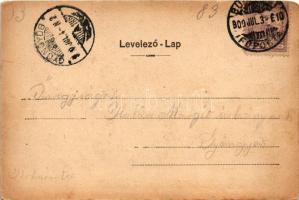 1900 "Utazás Magyarország körül" színdarab ifj. Bokor Józseftől. Excelsior Fényirda felvét...