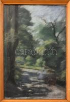 Gara jelzéssel: Erdei táj. Akvarell, papír. jelzett, üvegezett keretben. 49x32 cm
