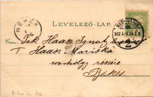 1902 Félixfürdő, Baile Felix; Gyógyfürdő Nagyvárad mellett, vasútállomás. Sonnenfeld Adolf kiadása, ...