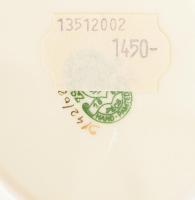 Zsolnay pillangó mintás bonbonier, jelzett, hibátlan, d: 9 cm