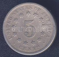 USA 1872. 5c "Shield Nickel" T:3/4