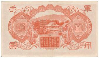 Kína / Japán megszállás DN (1945) 100Y "3" T:F szép papír China / Japanese occupation ND (...