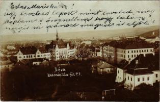 1902 Déva, látkép, városháza, Bethlen kastély / general view, town hall, castle. photo (EK)