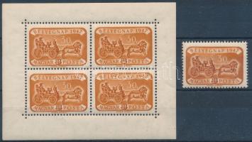 1947 Bélyegnap (20.) bélyeg + kisív (14.000)